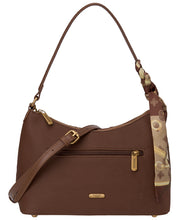 Load image into Gallery viewer, BW7717 Tan Bessie Urban Chain Shoulder Bag with Scarf