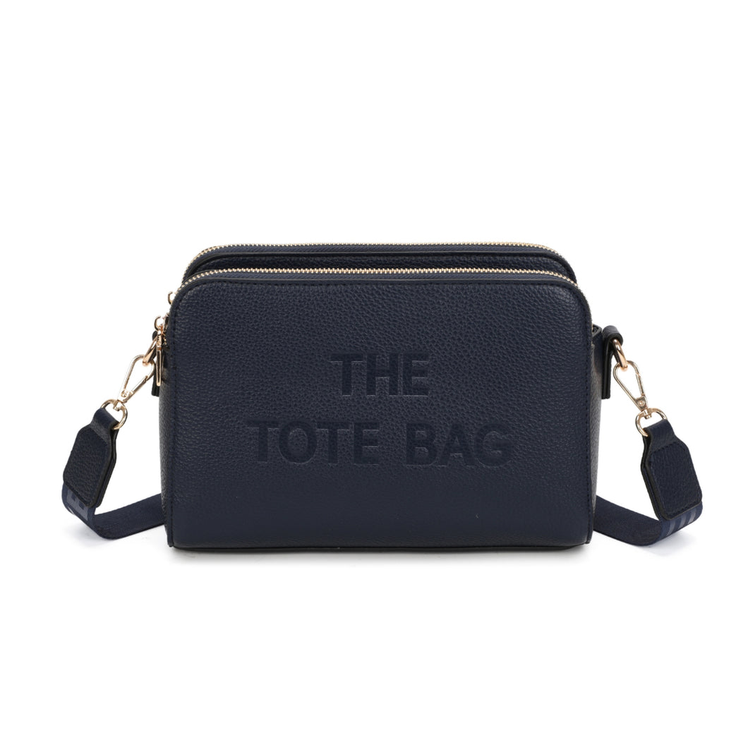Navy Tote Crossbody Bag