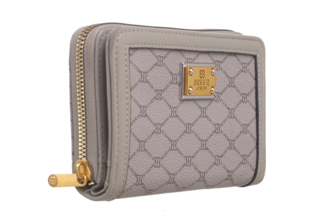 Bessie Grey Monogram Purse