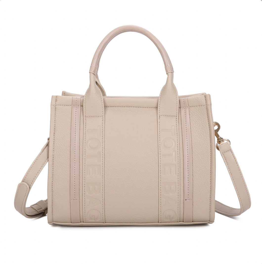 Medium Beige Tote Bag