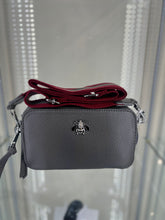 Load image into Gallery viewer, Grey Bee Crossbody Bag
