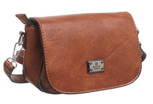 Load image into Gallery viewer, BW6133 Tan Flap over Saddle Bag
